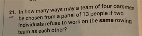 ᐅ TEAM OF OARSMEN – 4 Answers with 4.